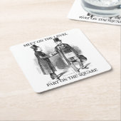 Maurer-Kredo Rechteckiger Pappuntersetzer (angewinkelt)