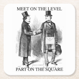 Maurer-Kredo Rechteckiger Pappuntersetzer