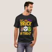 Maurer oder Leckerei Halloween Master Builder Bloc T-Shirt (Vorne ganz)