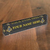 MAURER-SCHREIBTISCH-NAMENSSCHILD NAMENSPLAKETTE (Seite)