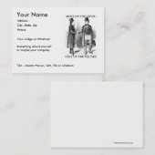 Maurer-Treffen, groß Visitenkarte (Vorne/Hinten)