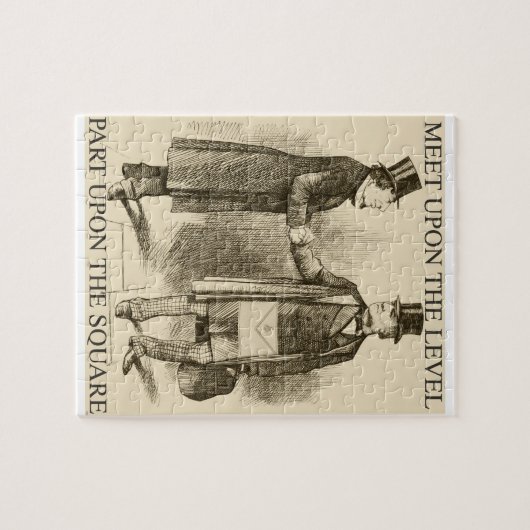 Maurer-Treffen Puzzle (Horizontal)