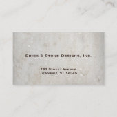 Maurer-und Visitenkarte (Rückseite)