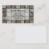 Maurerarbeit-Visitenkarte Visitenkarte (Vorne/Hinten)