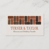 Maurerfirma Visitenkarte (Vorderseite)