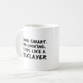 Maurergeräusch Kaffeetasse (Vorderseite Links)