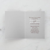 Maurerglas Western Freilufthochzeit Einladung (Innenseite)