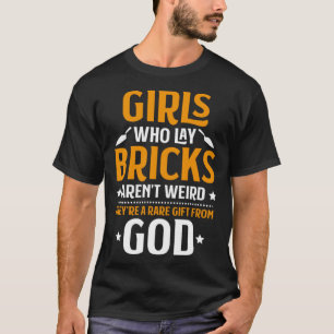 Maurerinnen, die Ziegel verlegen Maurer T-Shirt