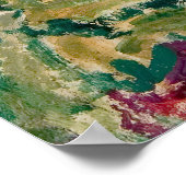 Maurers Landschaft mit Haus Poster (Ecke)