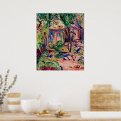 Maurers Landschaft mit Haus Poster (Küche)