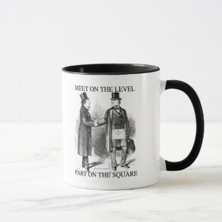 Maurertreffen auf dem Niveau Tasse