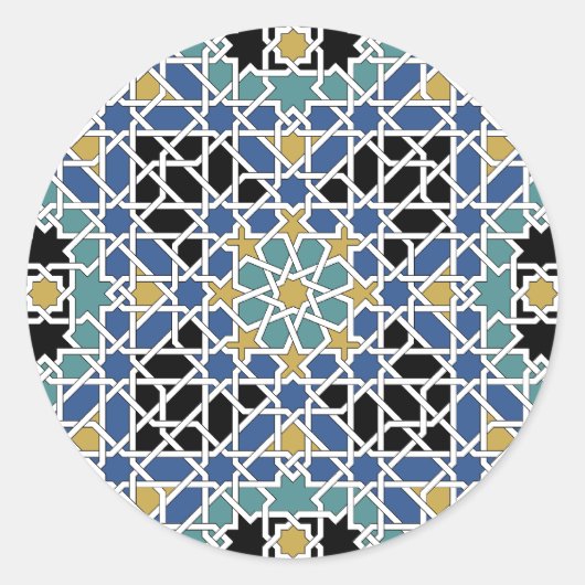 Maurerziegel Runder Aufkleber (Vorderseite)