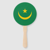 Mauretanien Alte Flagge Fächer (Rückseite)
