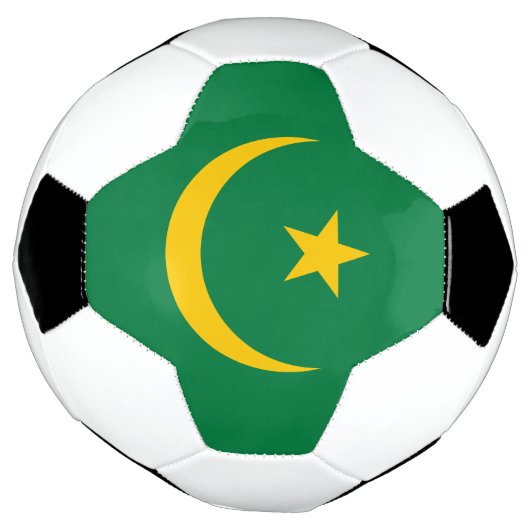 Mauretanien Alte Flagge Fußball (Gedreht)