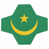 Mauretanien Alte Flagge Fußball (Flach)