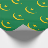 Mauretanien Alte Flagge Geschenkpapier (Ecke)