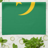 Mauretanien Alte Flagge Geschirrtuch (Gefaltet)