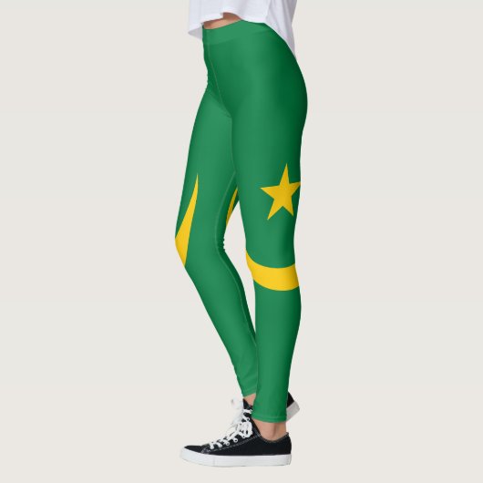 Mauretanien Alte Flagge Leggings (Links)