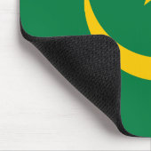 Mauretanien Alte Flagge Mousepad (Ecke)