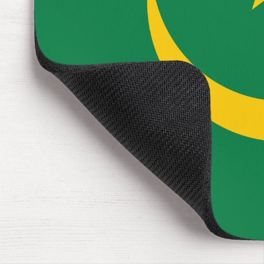 Mauretanien Alte Flagge Mousepad (Ecke)
