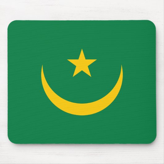 Mauretanien Alte Flagge Mousepad (Vorne)
