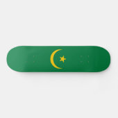 Mauretanien Alte Flagge Skateboard (Horizontal)