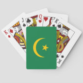 Mauretanien Alte Flagge Spielkarten (Rückseite)
