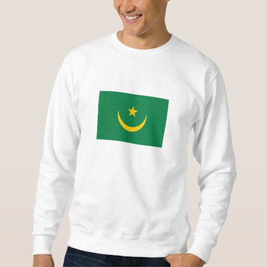 Mauretanien Alte Flagge Sweatshirt (Vorderseite)