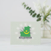 Mauretanien Flag Karte 2.0 (Stehend Vorderseite)
