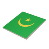 Mauretanien Flag Keramik Tile Fliese (Seite)
