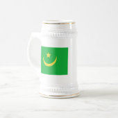 Mauretanien Flagge ~ Karte Tasse (Vorderseite Links)