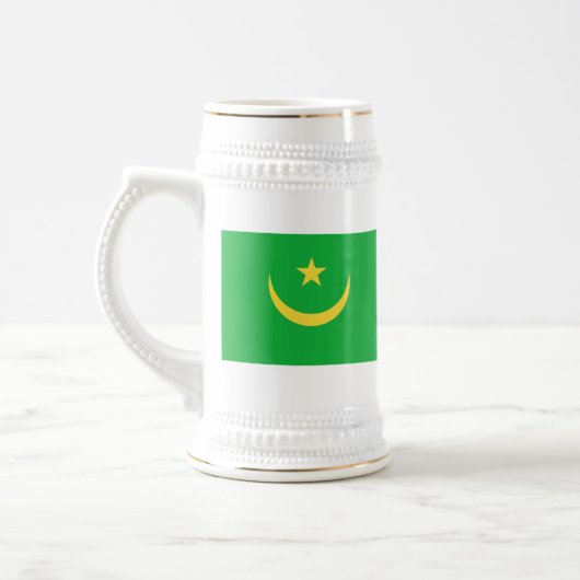Mauretanien Flagge ~ Karte Tasse (Links)