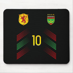Mauretanien-Flagge Mauretanischer Stolz Liebhaber Mousepad