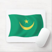 Mauretanien Flagge Mauspad (Mit Mouse)