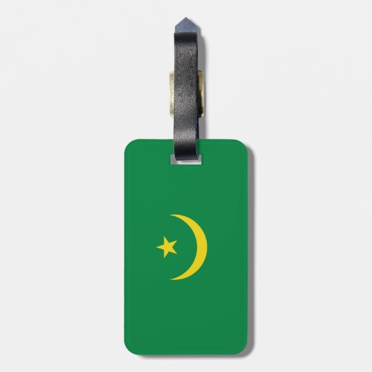 Mauretanien Gepäckanhänger (Rückseite vertikal)