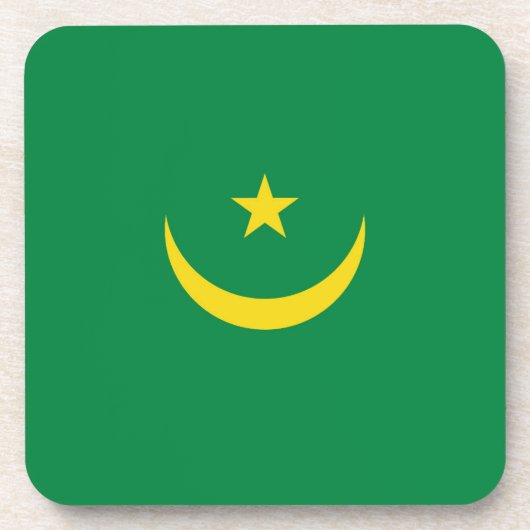 Mauretanien Getränkeuntersetzer (Vorderseite)