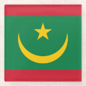 Mauretanien Glasuntersetzer (Vorderseite)