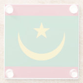 Mauretanien Glasuntersetzer (Rückseite)