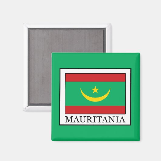 Mauretanien Magnet (Vorderseite/Rückseite)