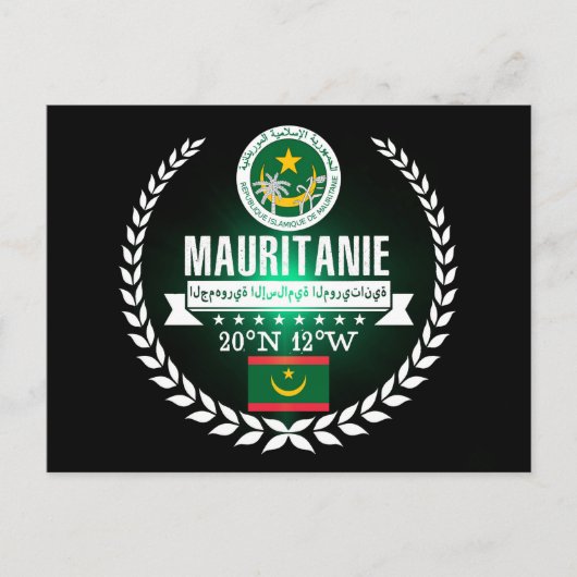 Mauretanien Postkarte (Vorderseite)