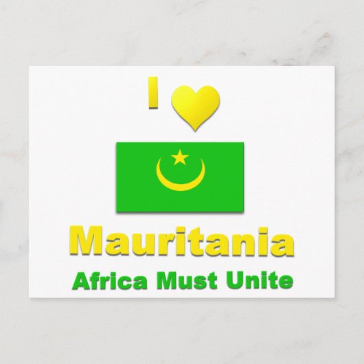 Mauretanien Postkarte (Vorderseite)