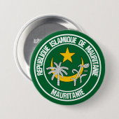 Mauretanien-RundEmblem Button (Vorne & Hinten)