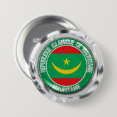 Mauretanien-RundEmblem Button (Vorne & Hinten)