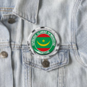 Mauretanien-RundEmblem Button (Beispiel)