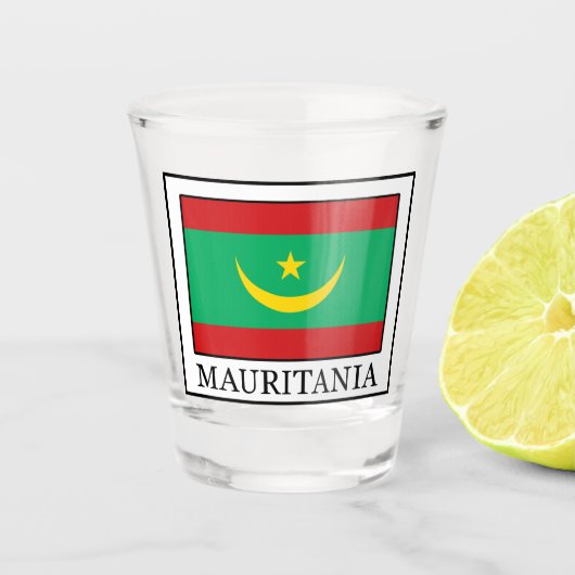 Mauretanien Schnapsglas (Vorderseite)