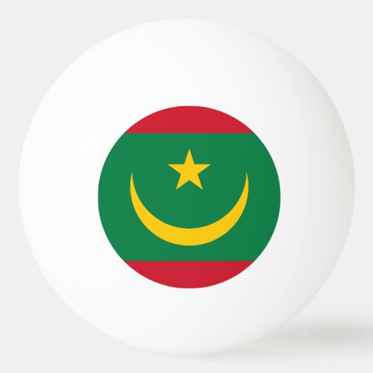 Mauretanien Tischtennisball (Vorderseite)