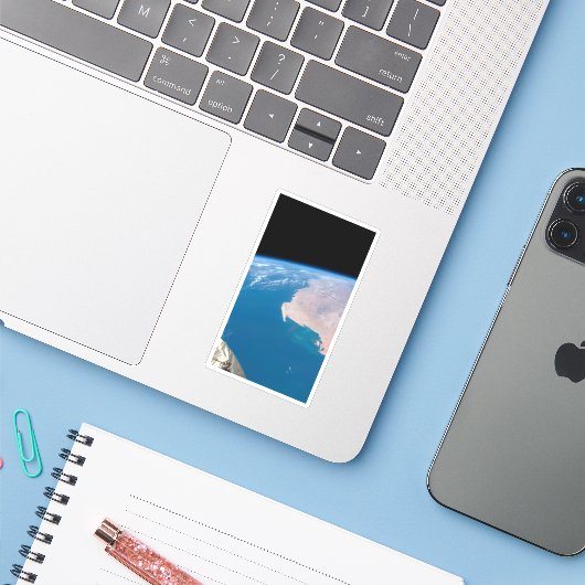 Mauretanien und Western Sahara vor der Küste Afrik Aufkleber (Laptop mit iPhone)