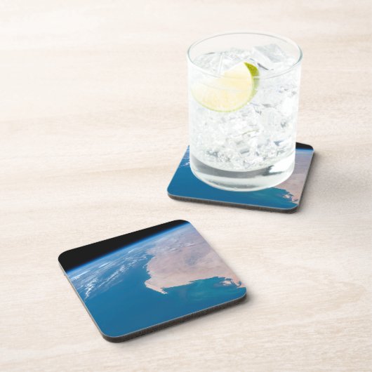 Mauretanien und Western Sahara vor der Küste Afrik Getränkeuntersetzer (Rechte Seite)