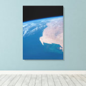 Mauretanien und Western Sahara vor der Küste Afrik Leinwanddruck (Insitu (Holzboden))