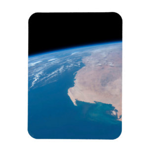 Mauretanien und Western Sahara vor der Küste Afrik Magnet